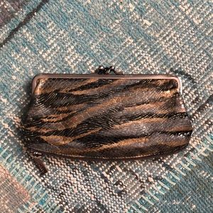 HOBO snakeskin embossed animal print wallet VGC